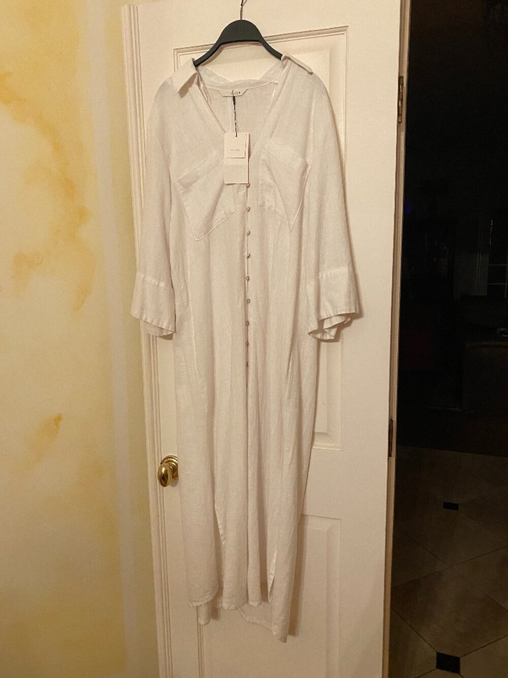 NWT - Zara ivory caftan